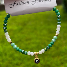 Load image into Gallery viewer, Crystal Bracelet | Evil Eye Charm Gift | 8 Color Options
