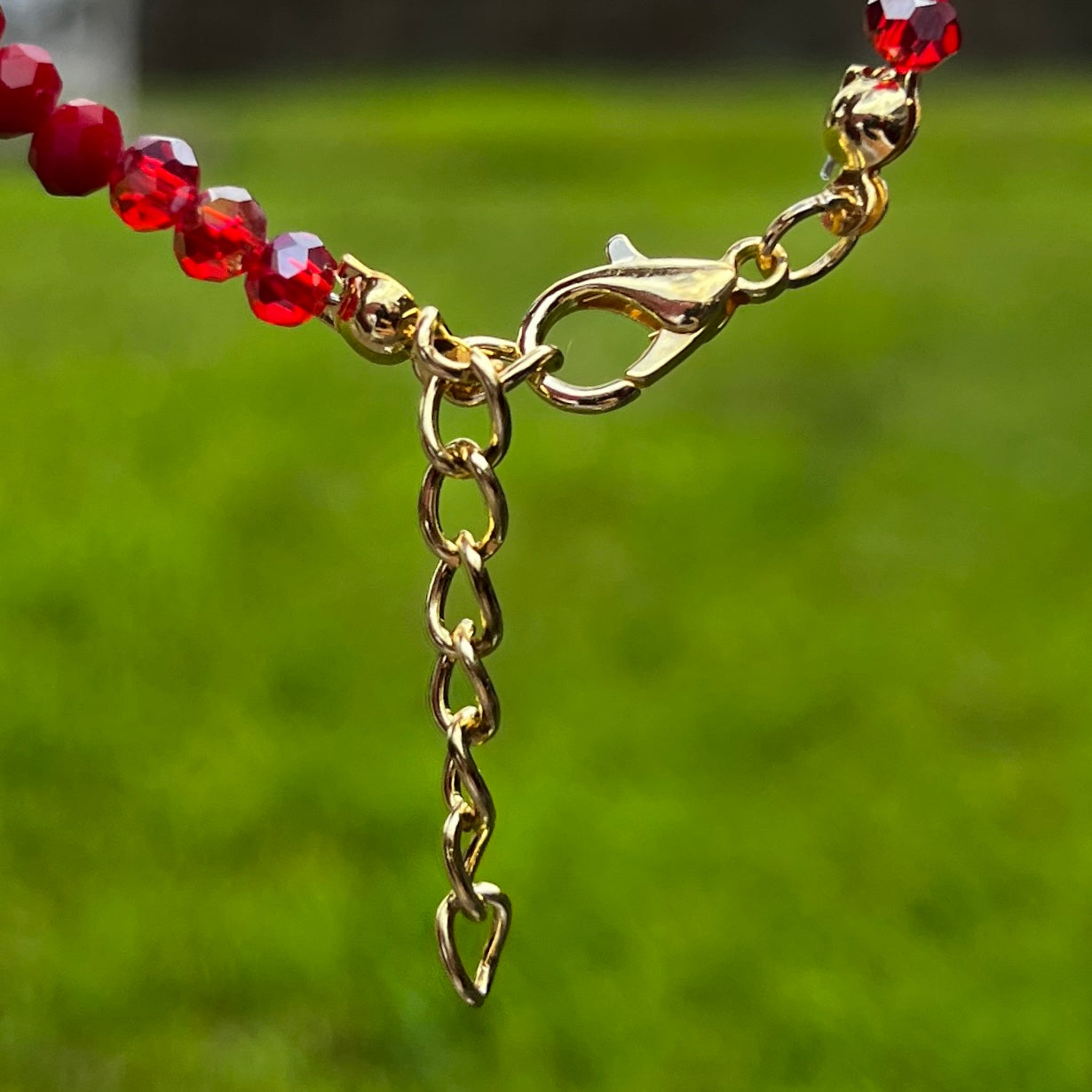 Crystal Chain Bracelet | Evil Eye Charm Gift | 8 Color Options