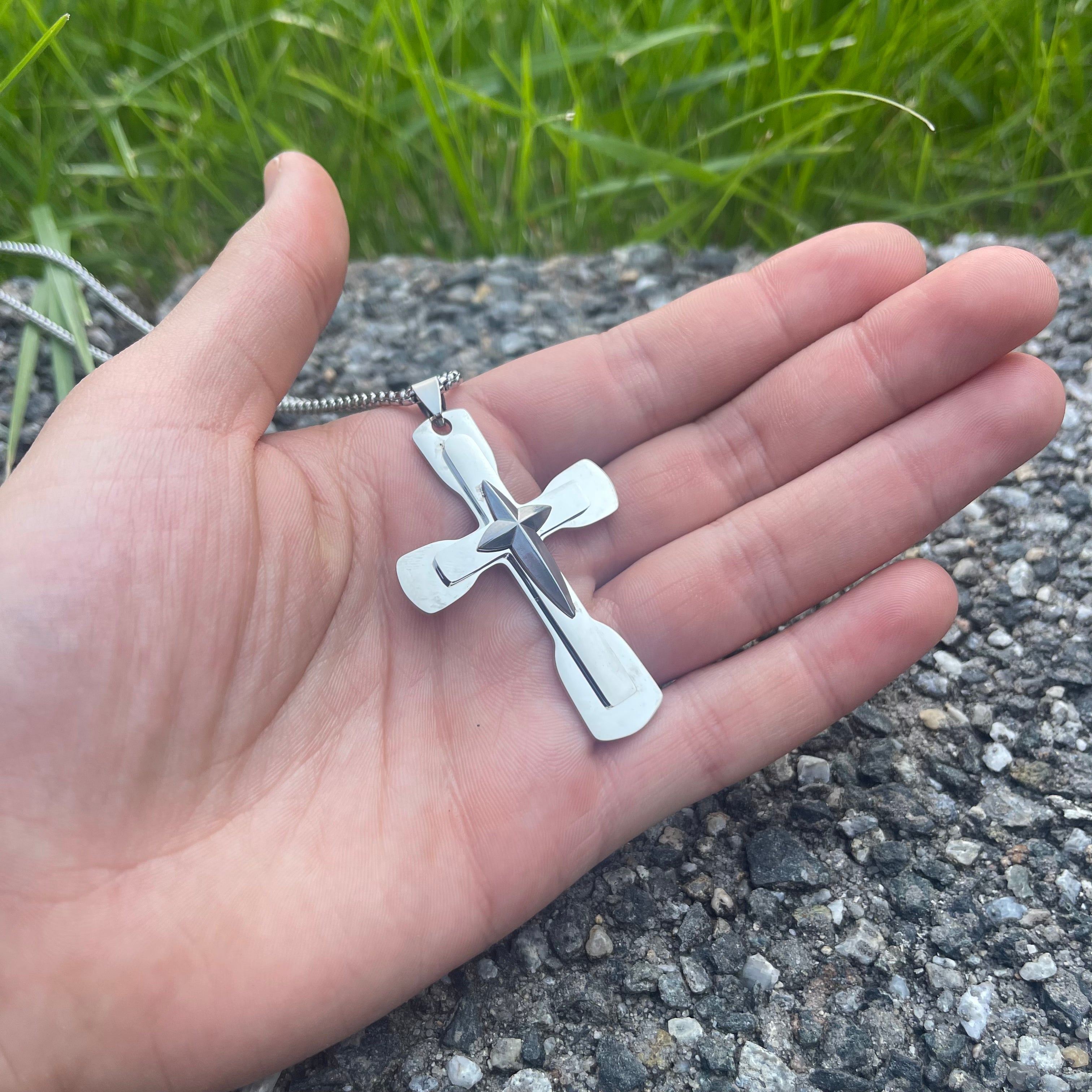 6-Pack Stainless Steel Pendants | Gothic & Religious Mix
