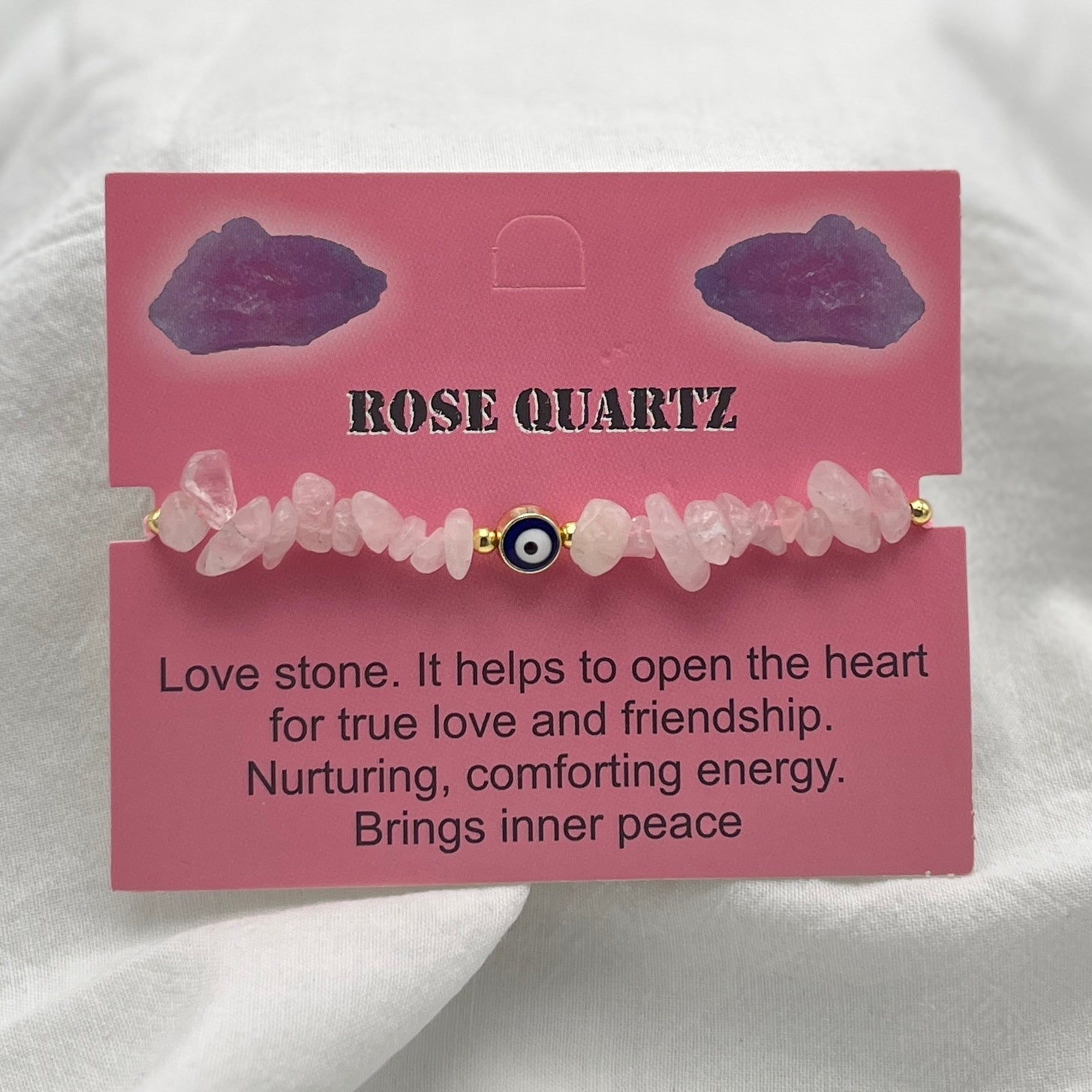 Set of 12 Zodiac Sign Natural Stone & Evil Eye Bracelets