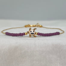 Load image into Gallery viewer, Turtle Bead Anklet: Thin Chain, Beach Style Foot Jewelry
