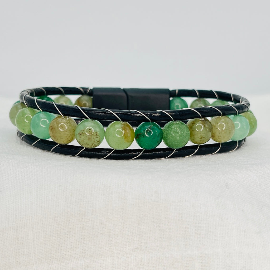 Turkish Handmade Natural Stone Leather Bracelets –Ideal Gift