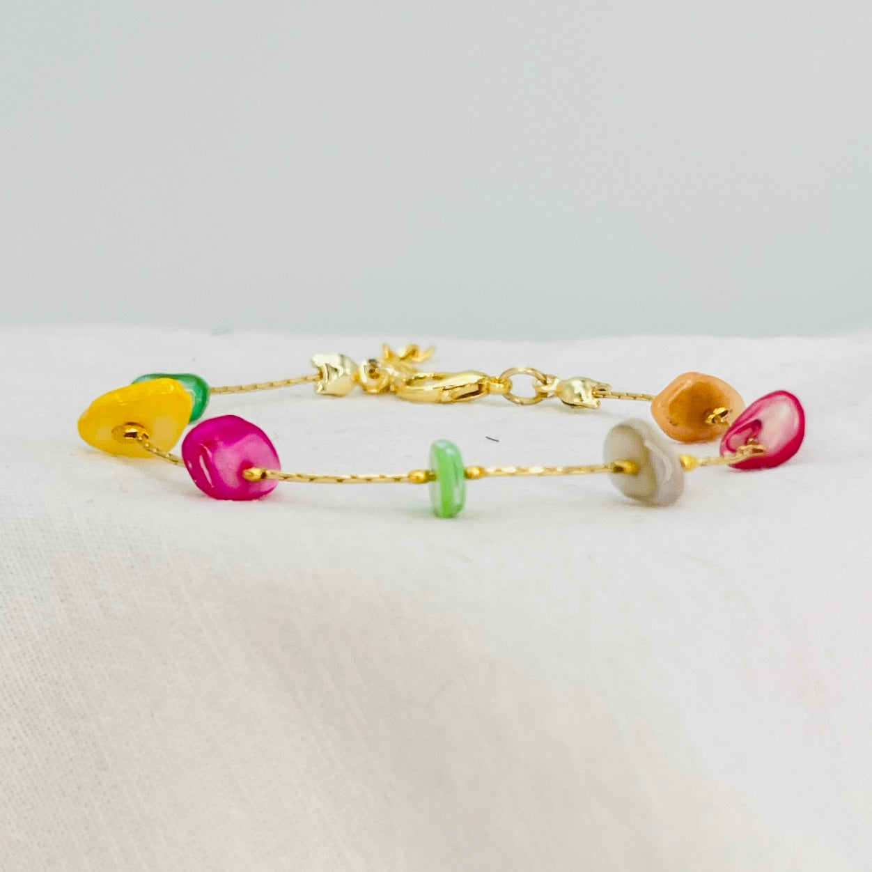 Natural Stone Adjustable Chain Bracelet – Elegant & Perfect 