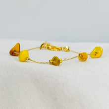 Load image into Gallery viewer, Natural Stone Adjustable Chain Bracelet – Chic &amp; Perfect 
