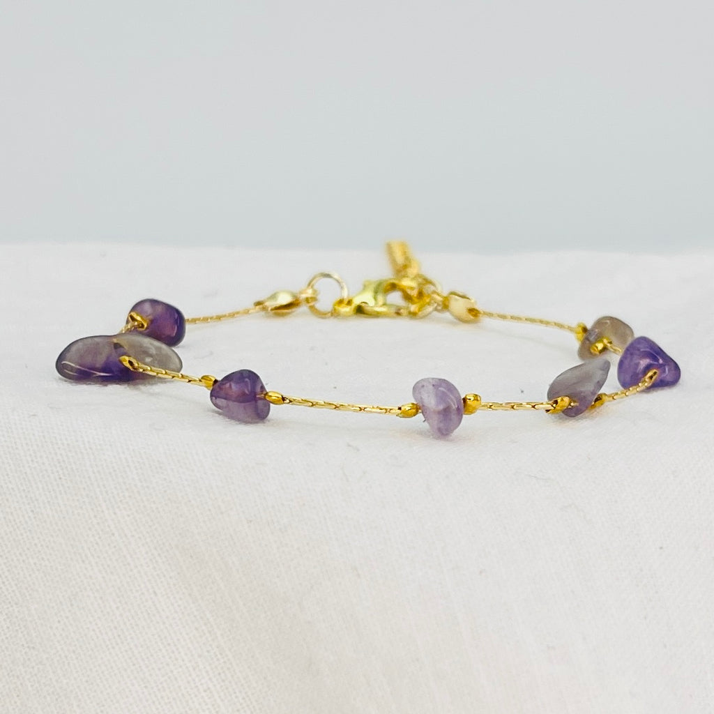 Adjustable Natural Stone Bracelet –Elegant & Meaningful Gift