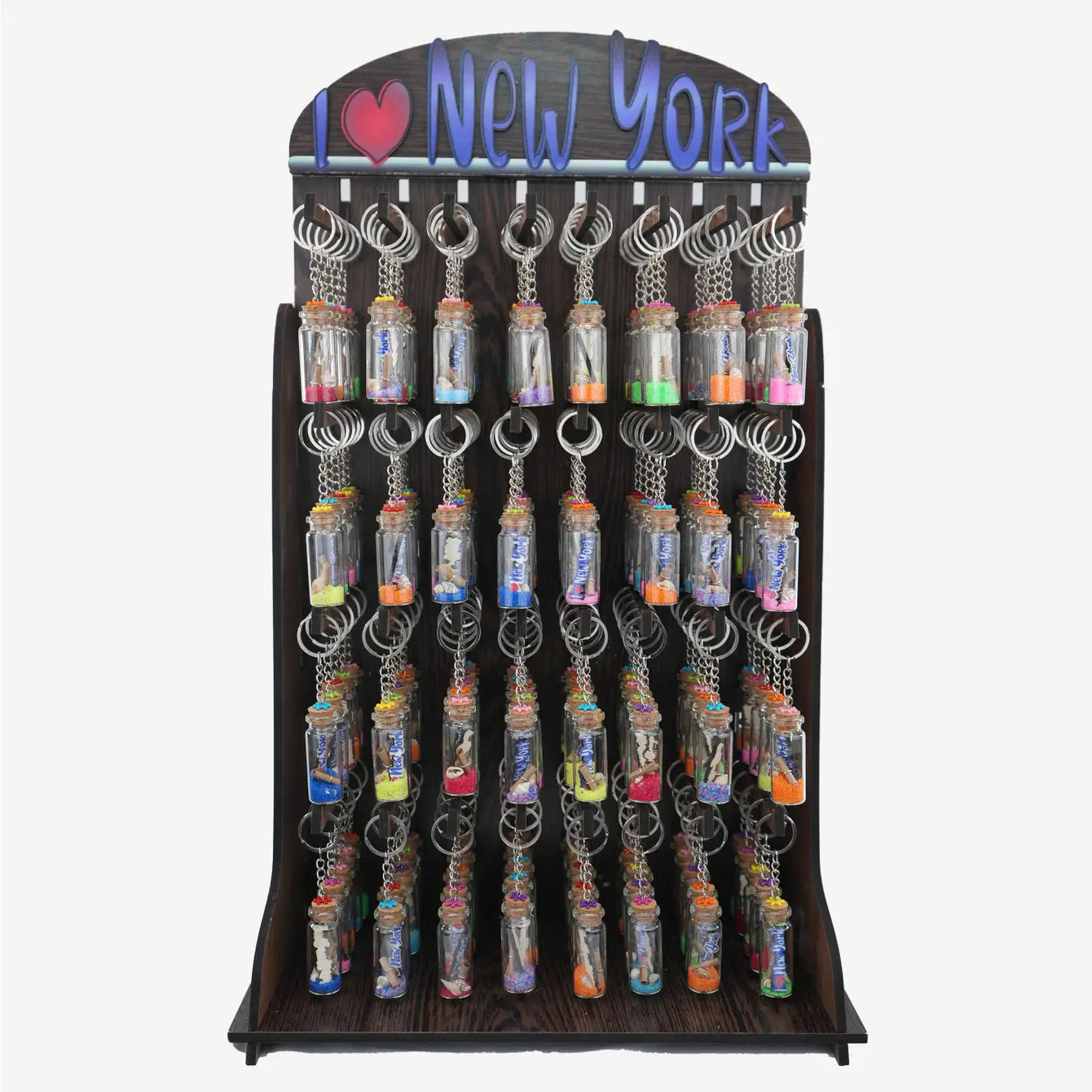 Captivating Miniature Bottles - Colorful New York Keychains 500 PC