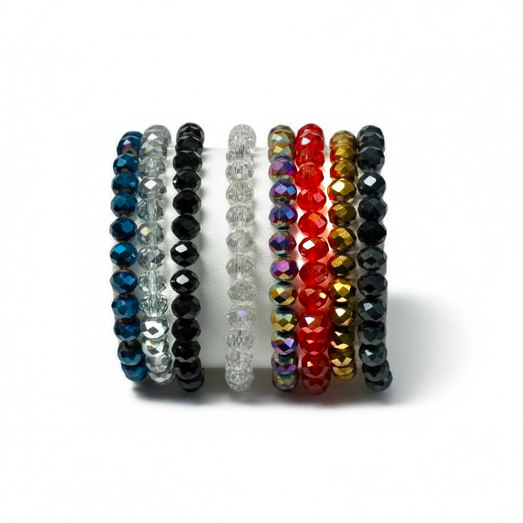 Holiday Pure Crystal Bracelet Sets – 8 Pack