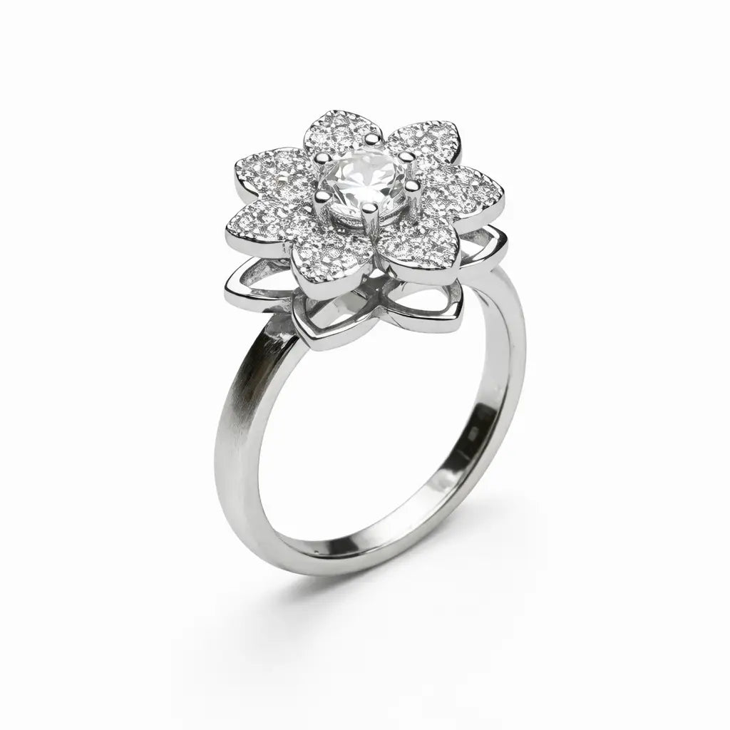Calm Spinner Ring – Adjustable Fidget Design
