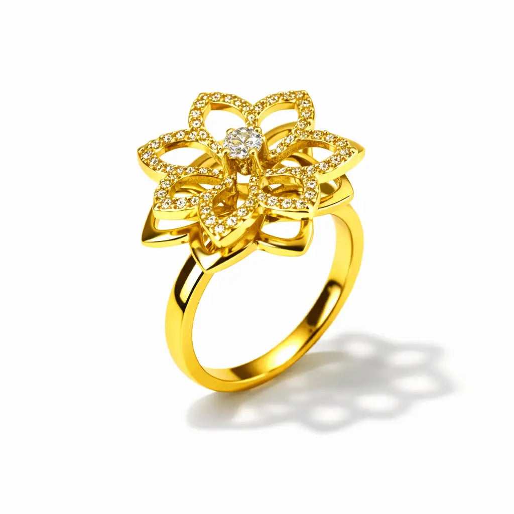 Calm Spinner Ring – Adjustable Fidget Design