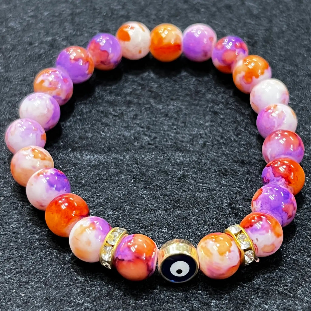 Stretchy Bracelet | 10 Color Mix Set  | Evileye 