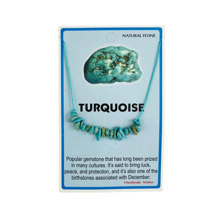 Colorful Stone Card Necklaces