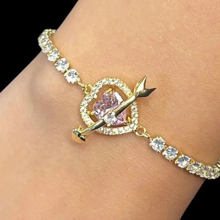 Fidget Spinner Bracelet – Rhinestone Rotating Anxiety Relief