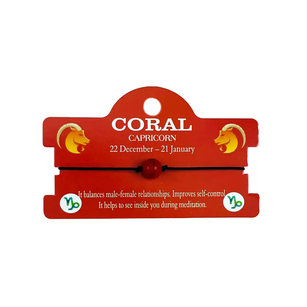 Natural Stone Zodiac Bracelet - 12 Piece Set