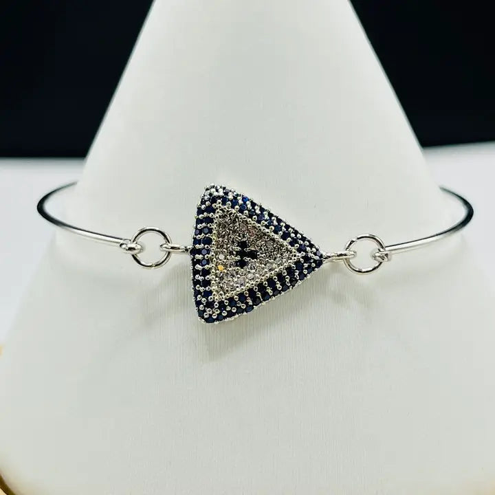 Dainty Bangle Evil Eye Bracelet Multi Style