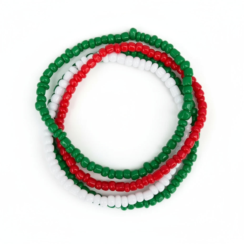 Stretchy Bracelet | 3 Piece Set | Beaded Italian Bracelet