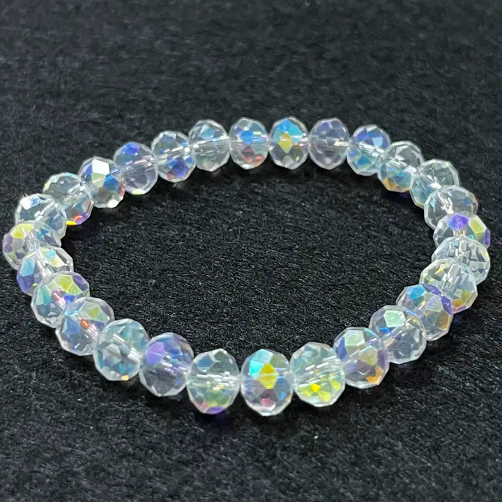 Stretchy Bracelet | 10 Color Mix Set | Large Crystal Stones