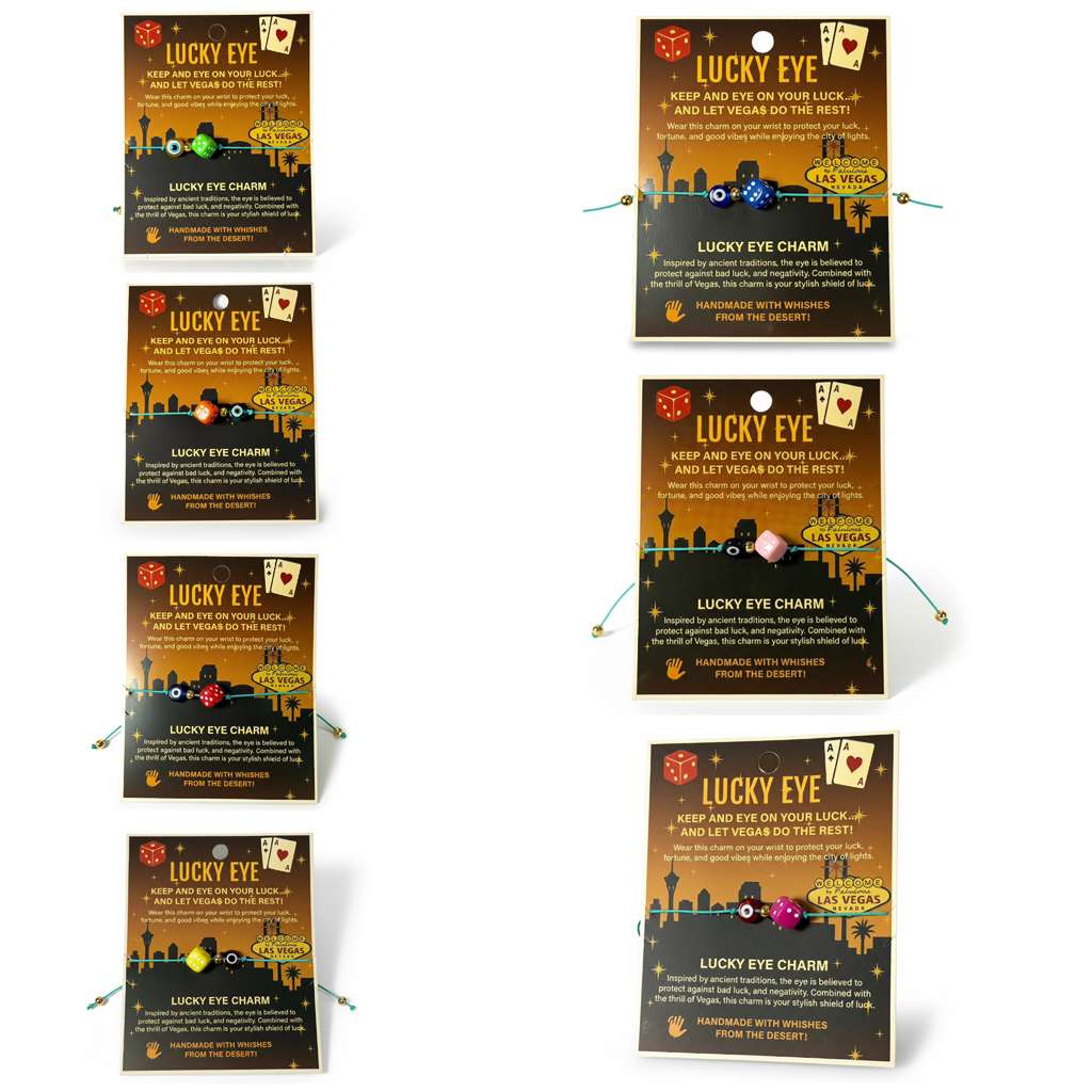 Vegas Lucky Eye Bracelet – Brown Edition (Assorted Colors)