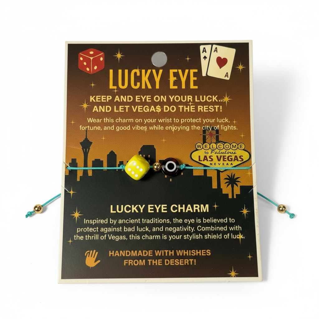 Vegas Lucky Eye Bracelet – Brown Edition (Assorted Colors)