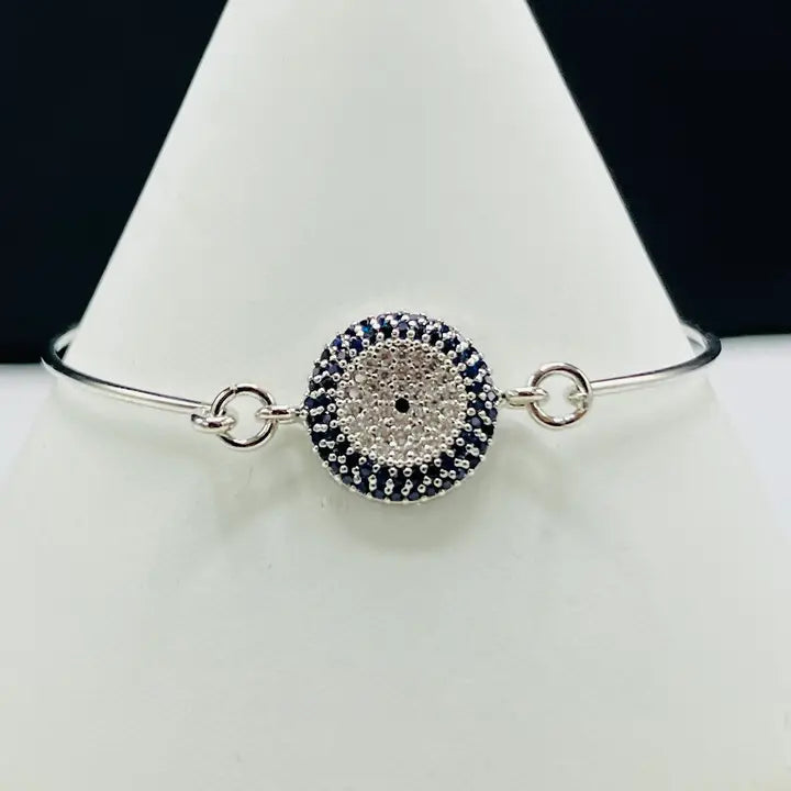 Dainty Bangle Evil Eye Bracelet Multi Style