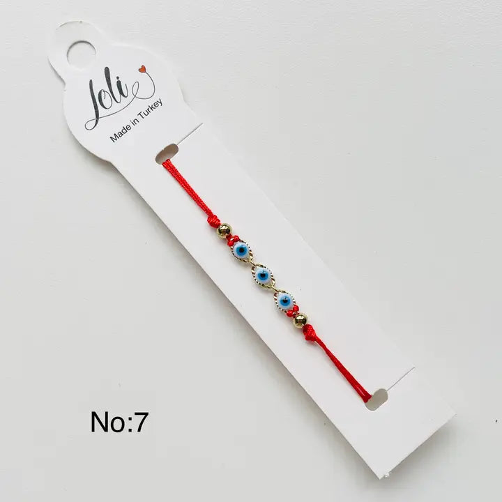 3 Evil Eye Bracelet Rope