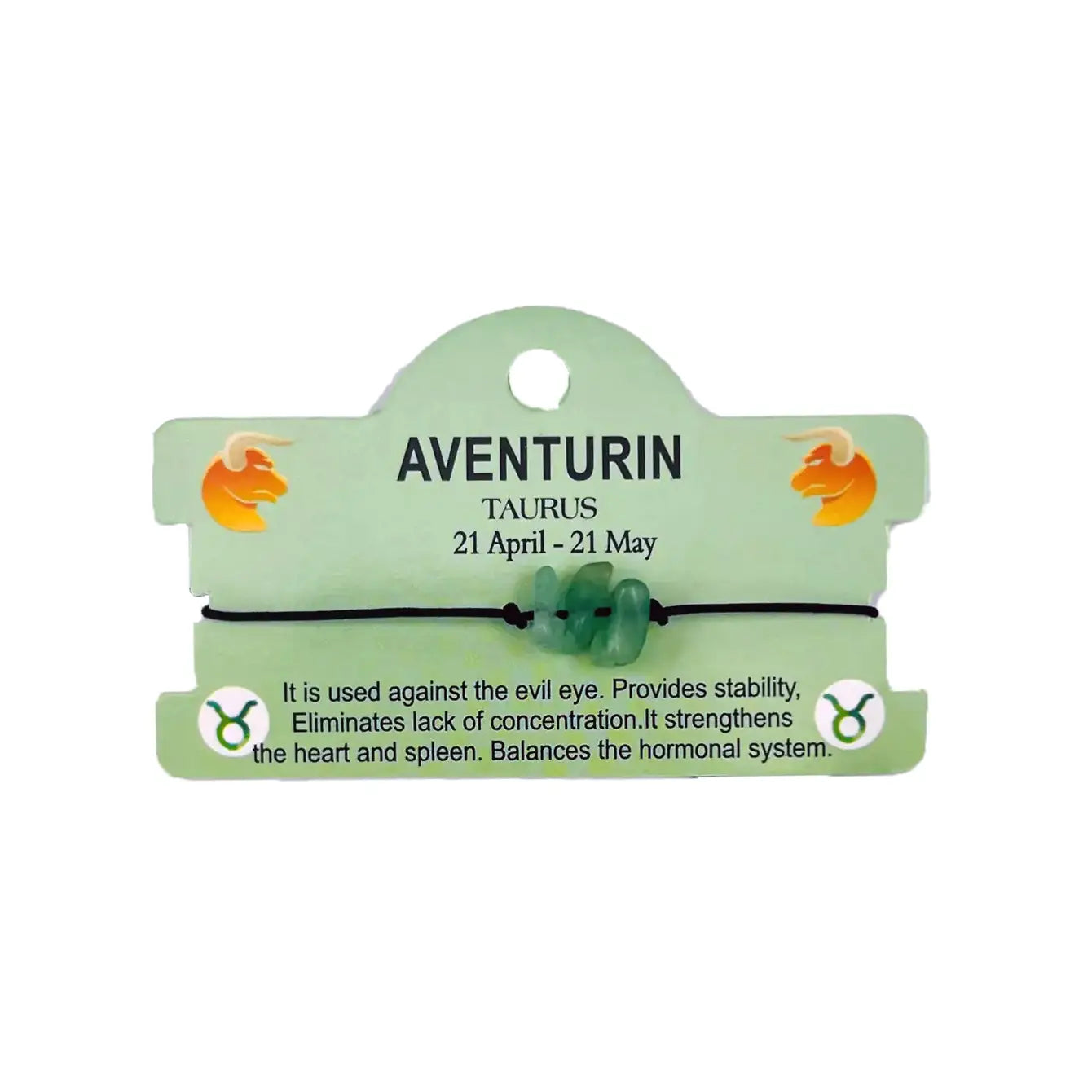 Natural Stone Zodiac Bracelet - 12 Piece Set