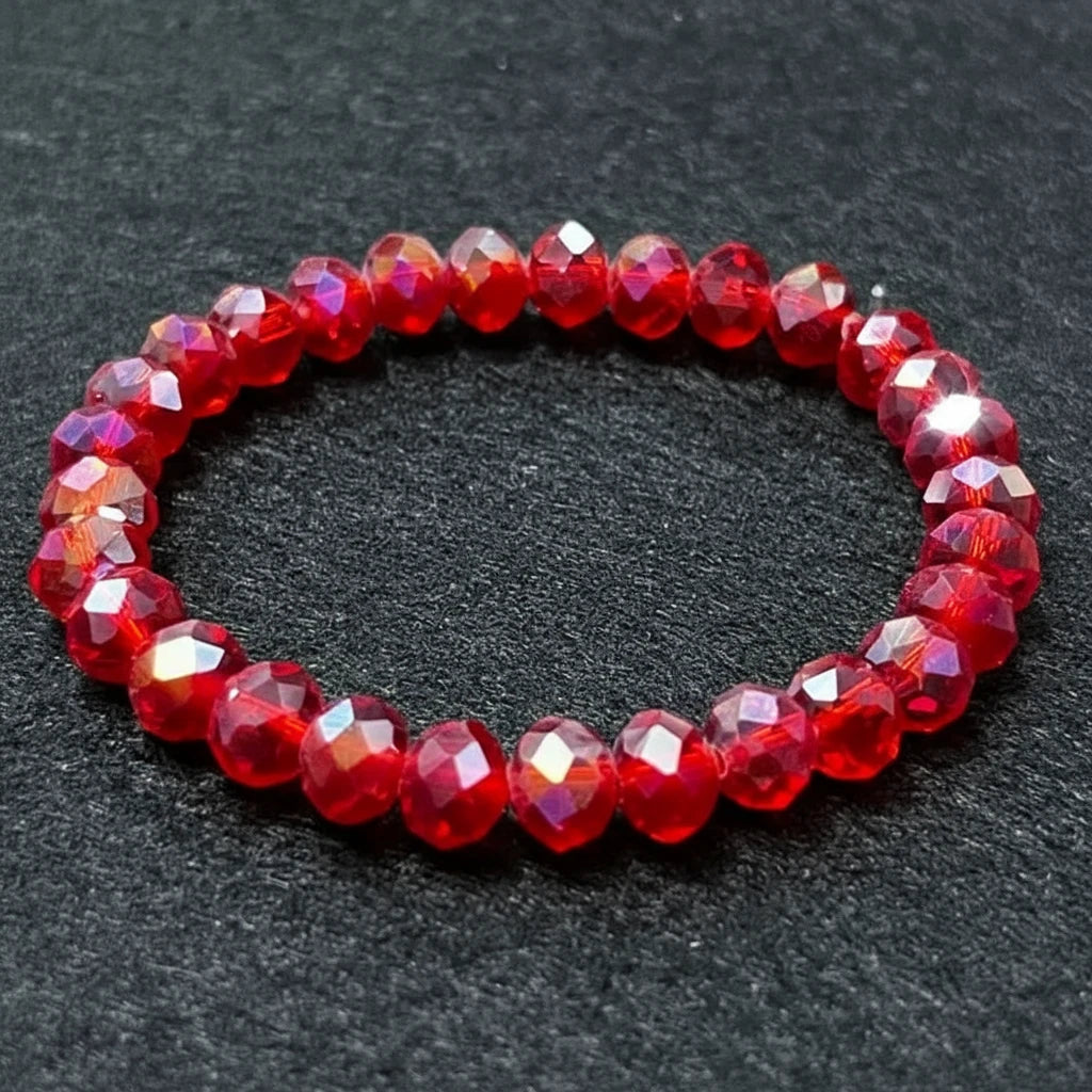 Stretchy Bracelet | 10 Color Mix Set | Large Crystal Stones
