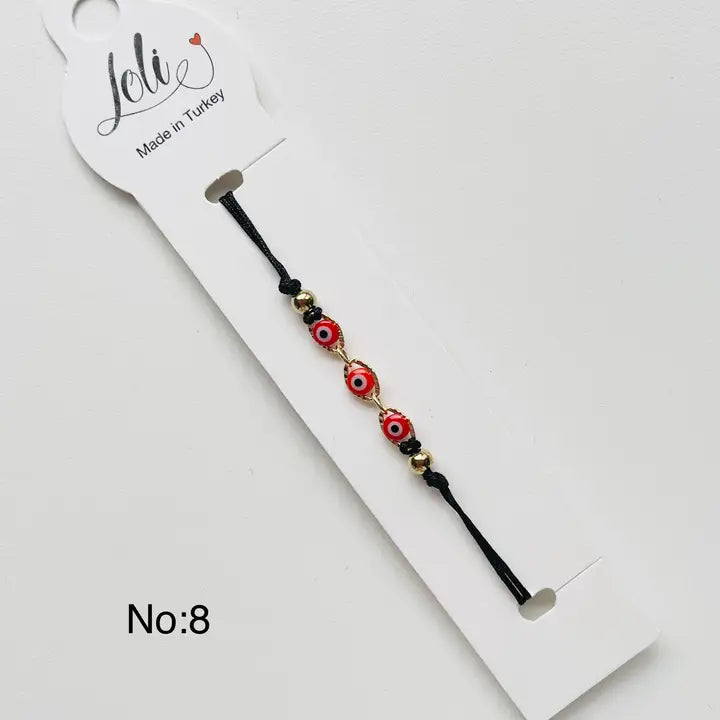 3 Evil Eye Bracelet Rope