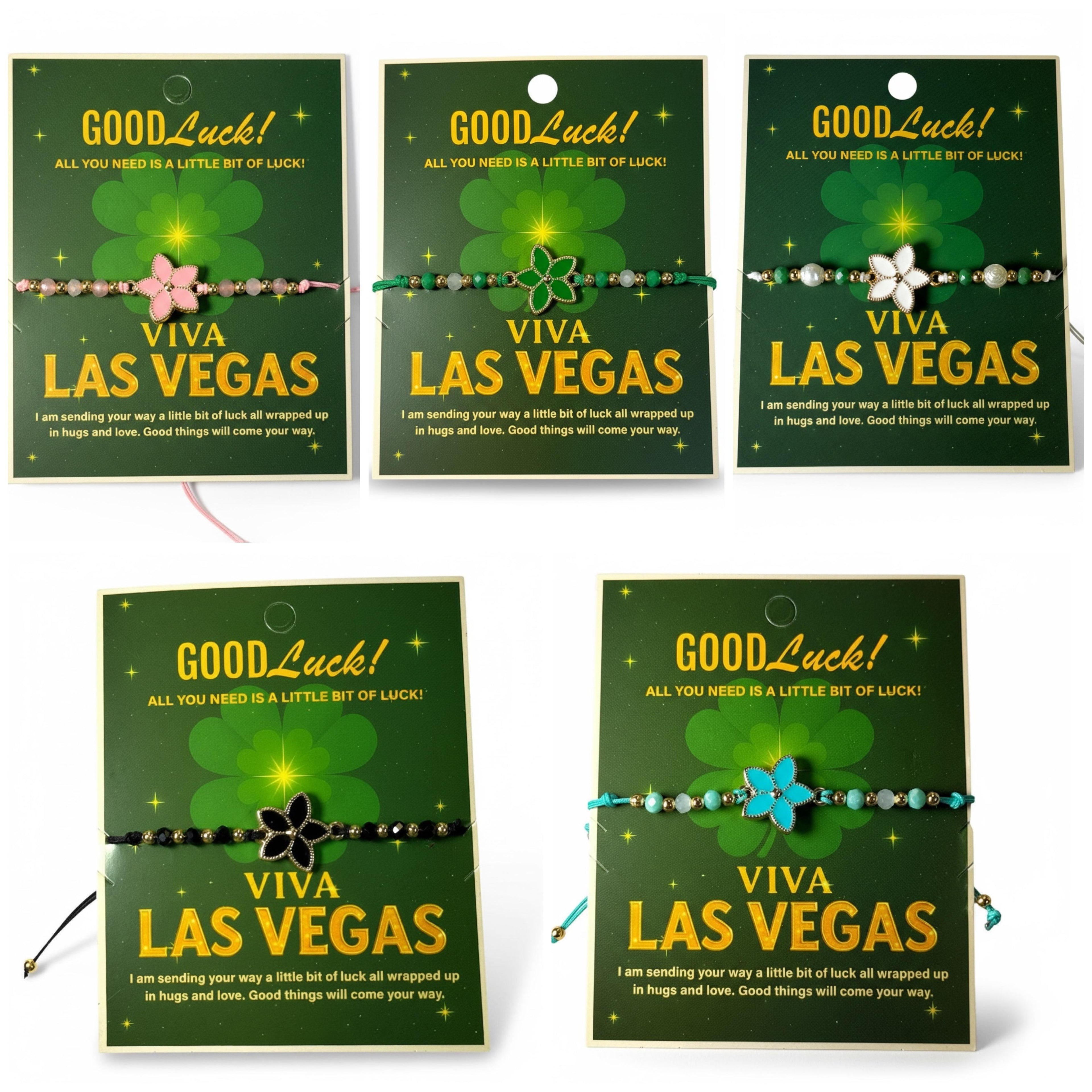 Vegas Good Luck Bracelet – 5 Color Options