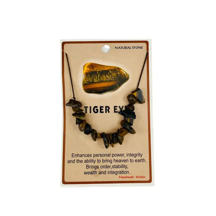 Colorful Stone Card Necklaces