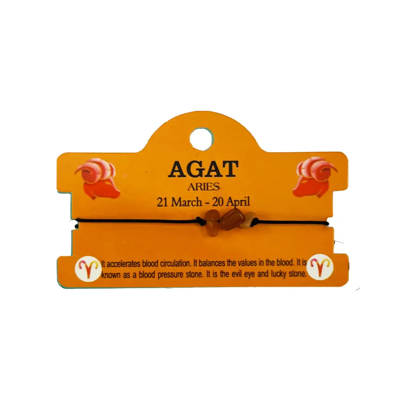 Natural Stone Zodiac Bracelet - 12 Piece Set