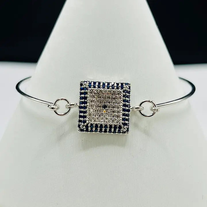 Dainty Bangle Evil Eye Bracelet Multi Style