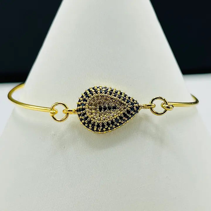Dainty Bangle Evil Eye Bracelet Multi Style
