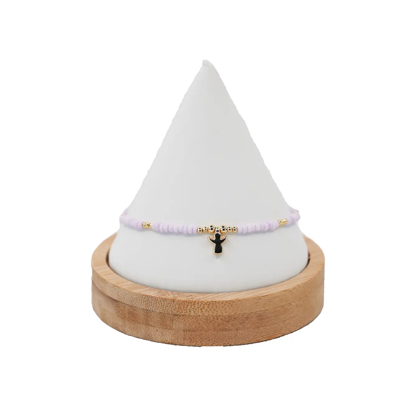 Angel Pendant Summer Beaded Anklet: Vibrant Beaded Anklet