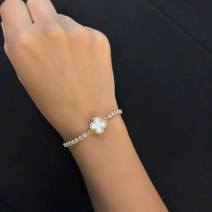 Fidget Spinner Bracelet – Rhinestone Rotating Anxiety Relief