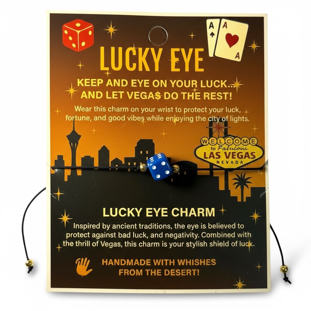 Vegas Lucky Eye Dice Bracelet – Assorted Color Mix