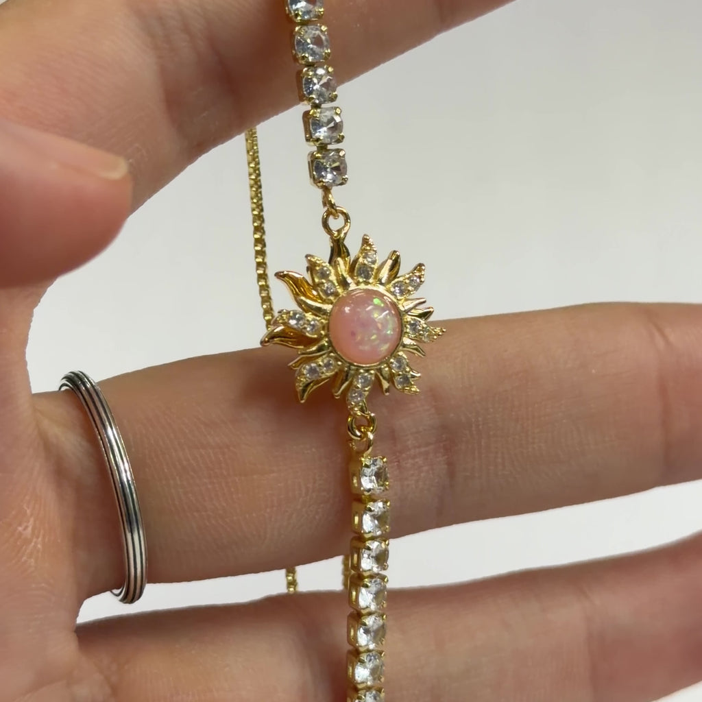 Fidget Spinner Bracelet – Rhinestone Rotating Anxiety Relief