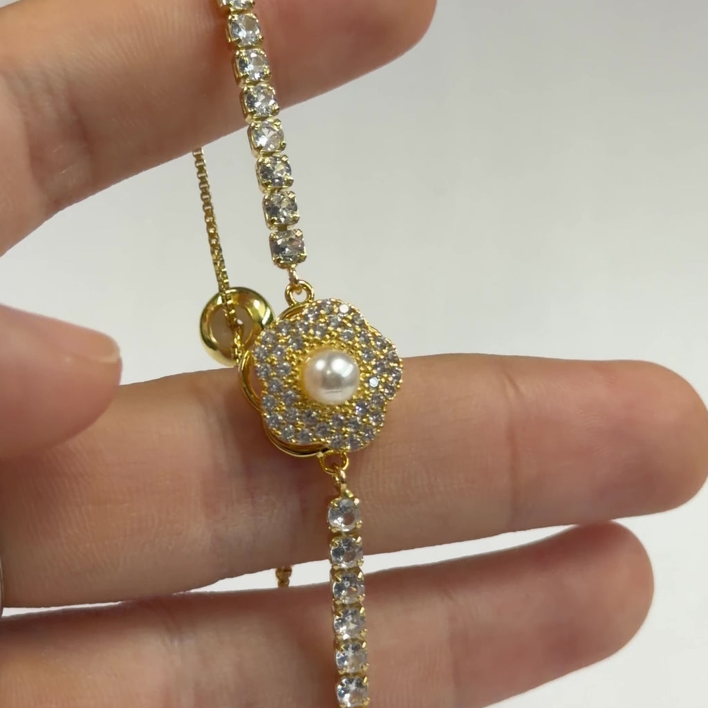 Fidget Spinner Bracelet – Rhinestone Rotating Anxiety Relief