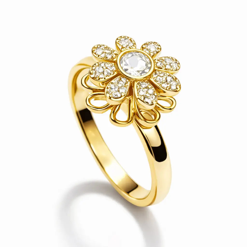 Calm Spinner Ring – Adjustable Fidget Design