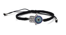Load image into Gallery viewer, HAND WITH EVIL EYE MACROME BRACELET
