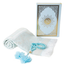 Load image into Gallery viewer, AZRA SET NO1 QURAN  + SEJADAH + TASBEEH
