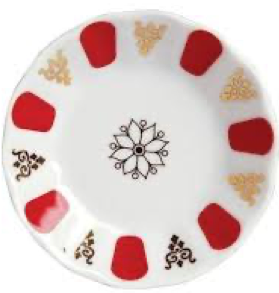 PORCELAIN TEA PLATE