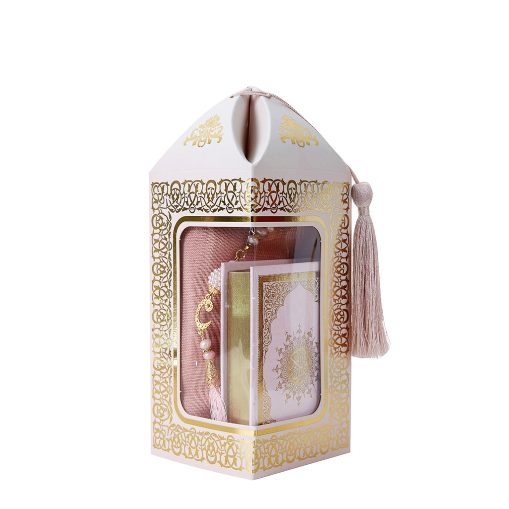 BADE SET NO3 BOX + QURAN + HIJAB + TASBEEH