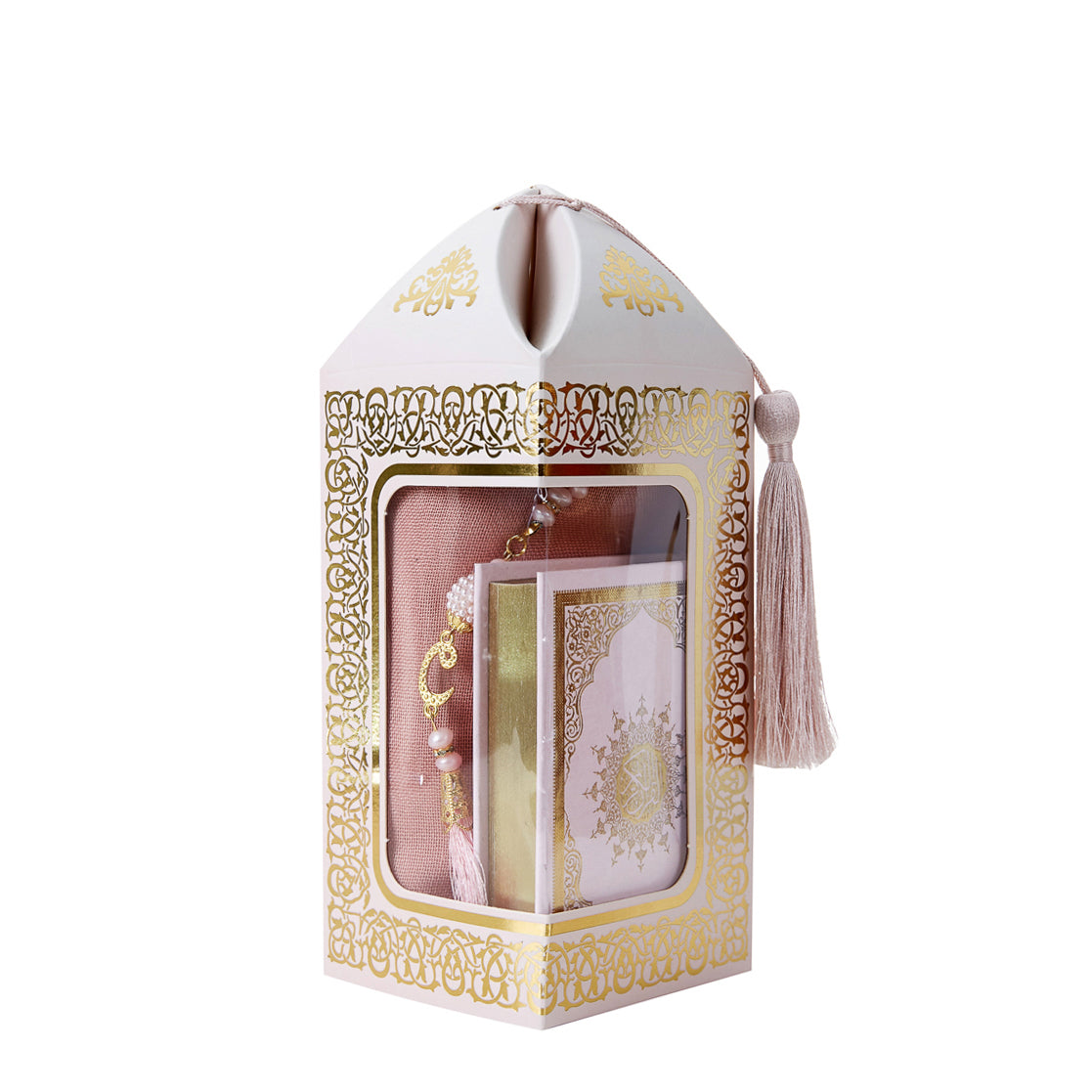 BADE SET NO3 BOX + QURAN + HIJAB + TASBEEH