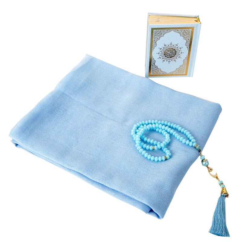 BADE SET NO3 BOX + QURAN + HIJAB + TASBEEH