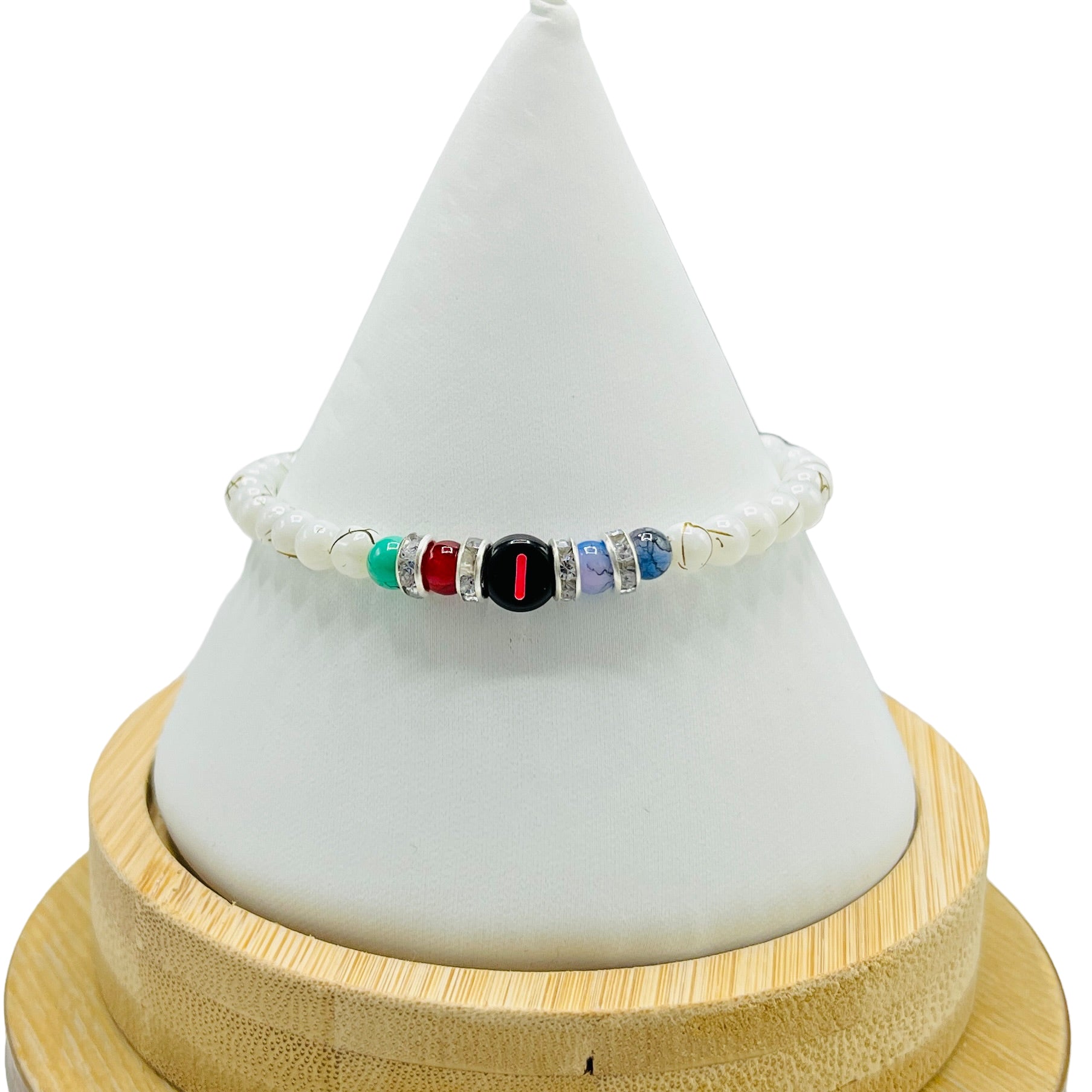 Crystal Chain Evil Eye Beaded Bracelet - 12 Piece Set