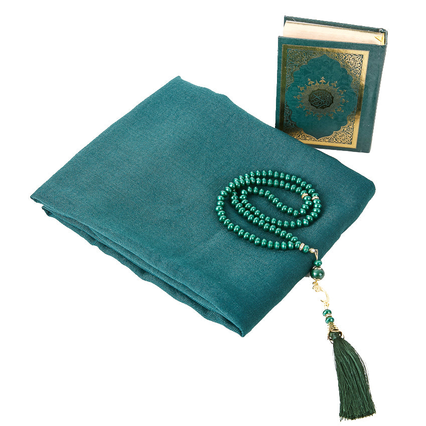 BADE SET NO3 BOX + QURAN + HIJAB + TASBEEH