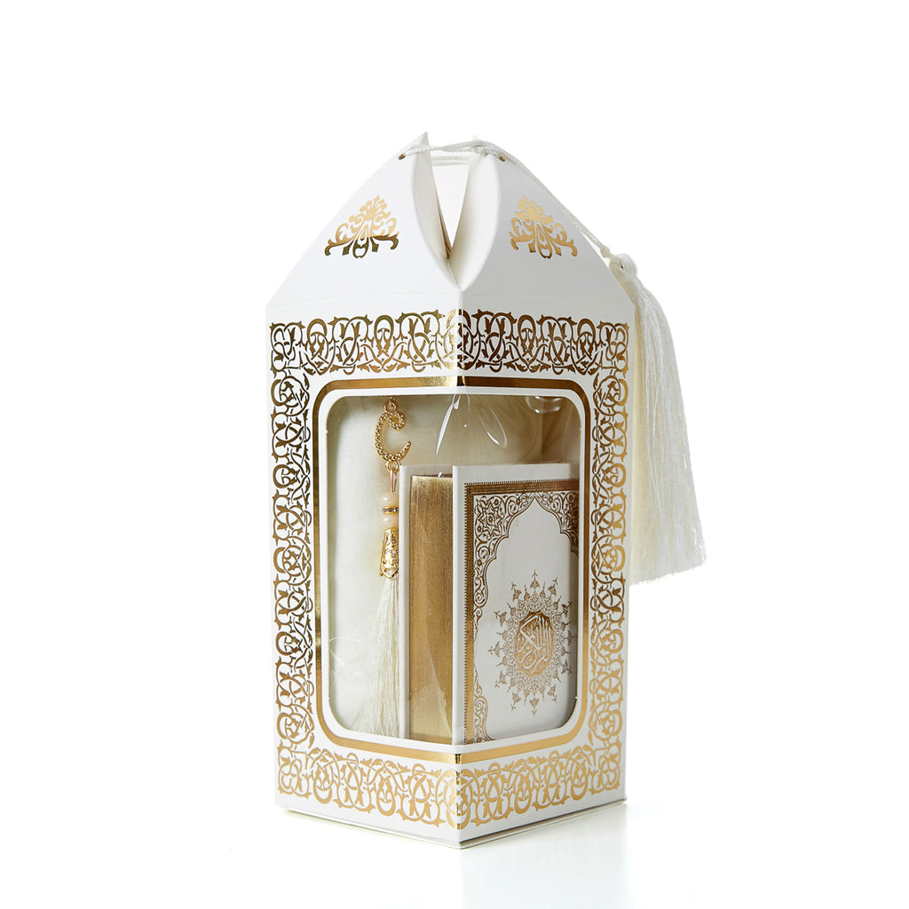 BADE SET NO3 BOX + QURAN + HIJAB + TASBEEH