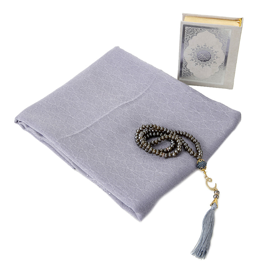 BADE SET NO3 BOX + QURAN + HIJAB + TASBEEH