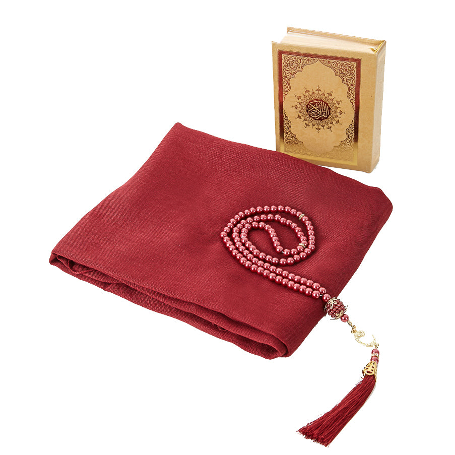 BADE SET NO3 BOX + QURAN + HIJAB + TASBEEH