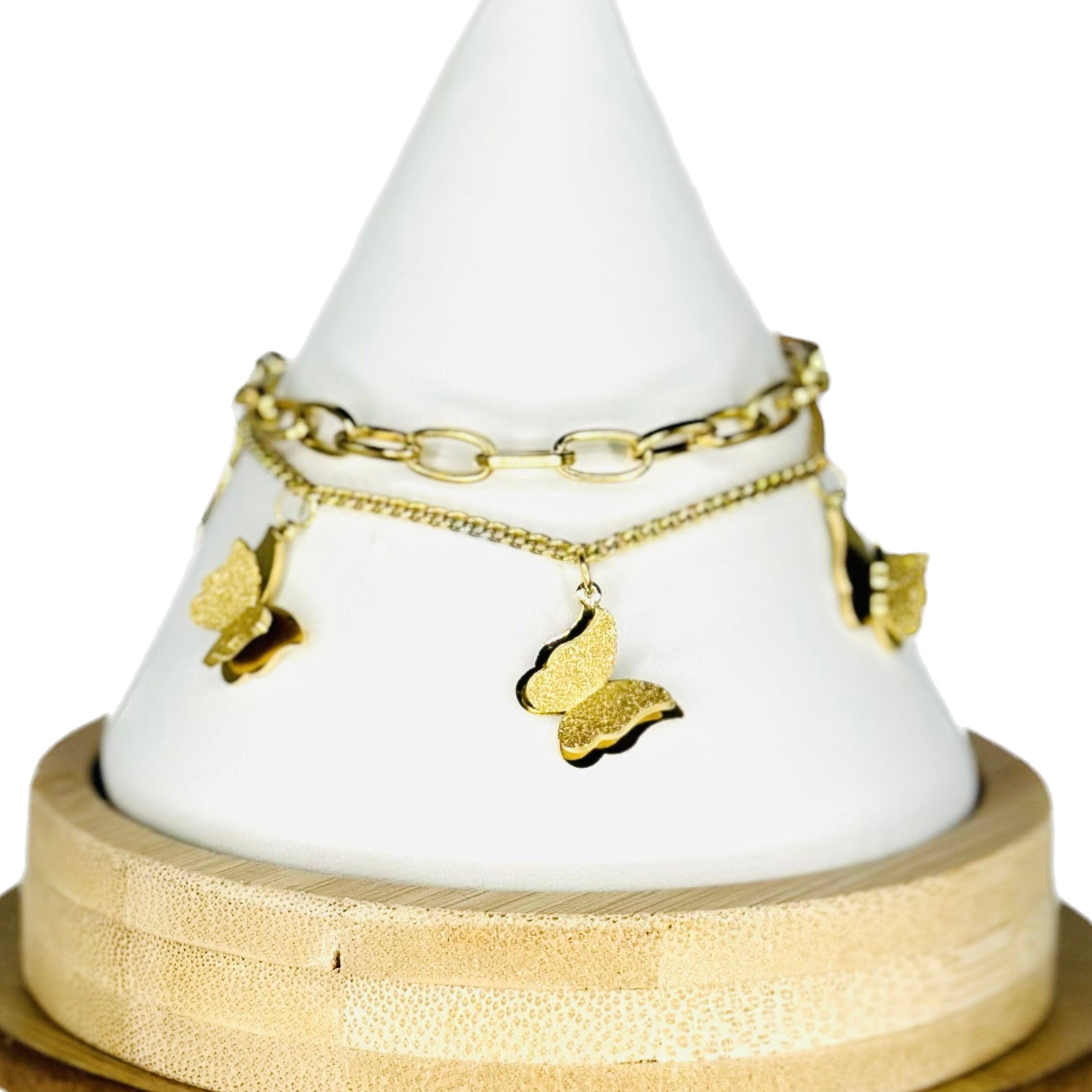 Stainless Steel Butterfly Bracelet